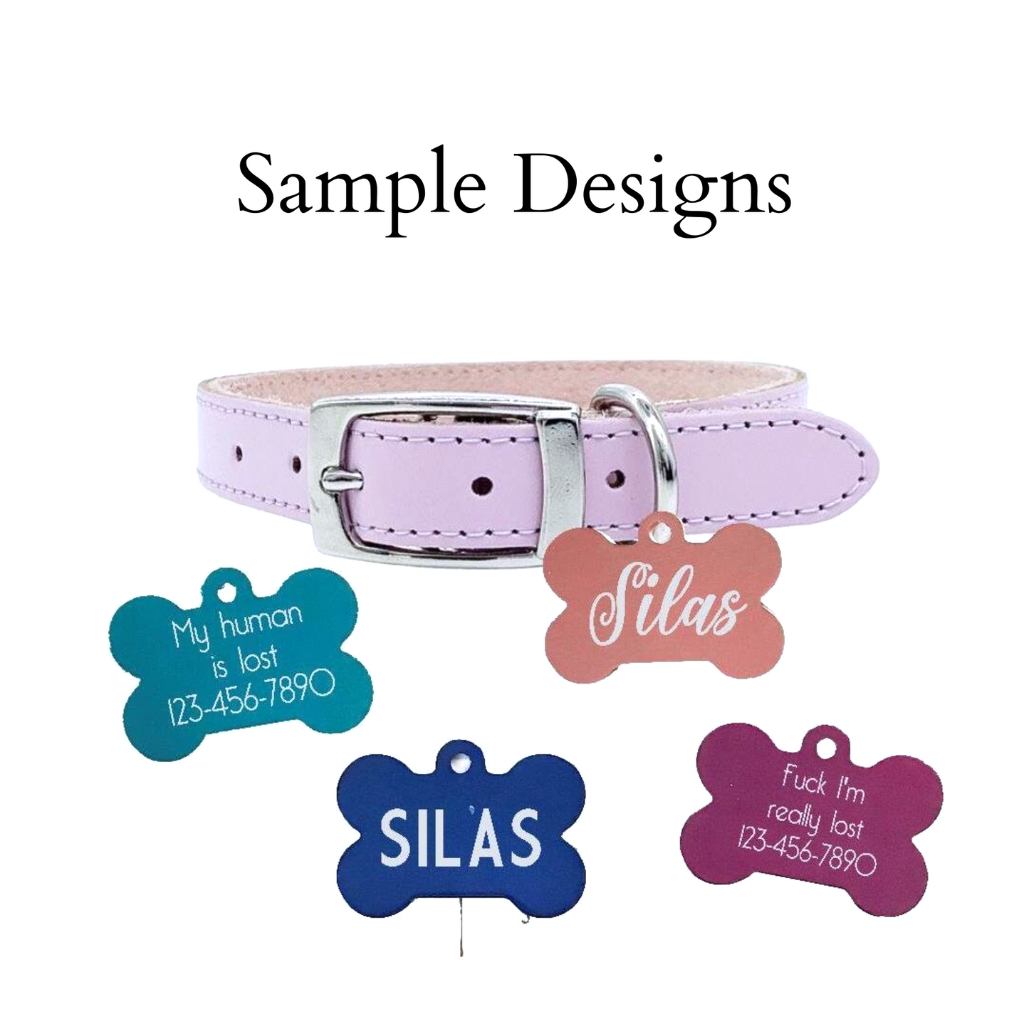 Personalized Pet ID Tags Bone