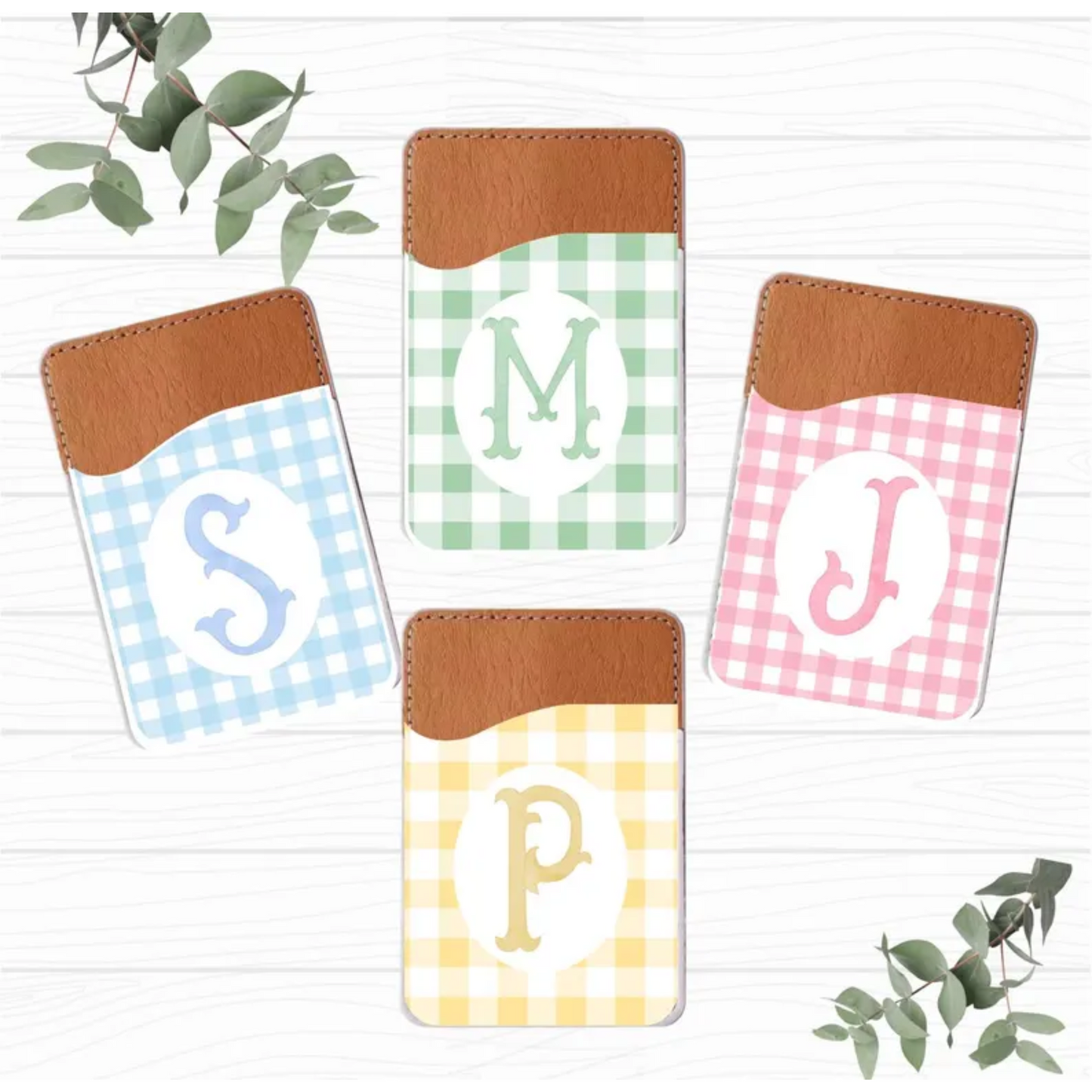 Phone Pocket Wallet Preppy Patterns