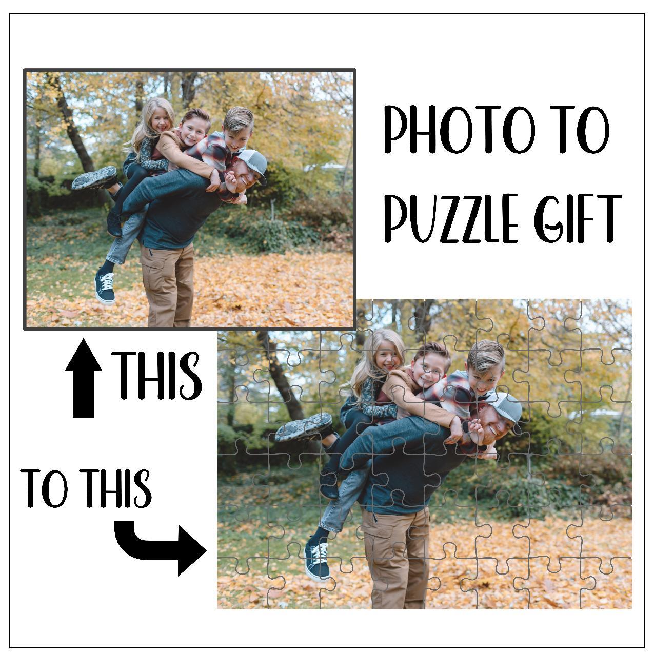 Personalized Photo to Puzzle Gift
