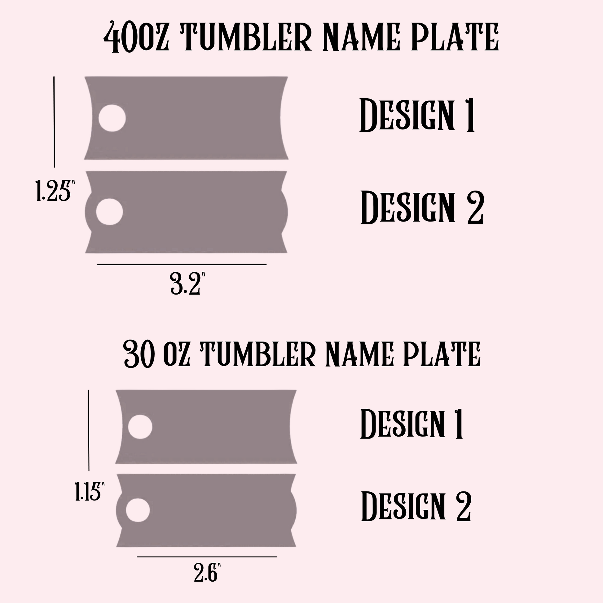 Acrylic Cup Topper 30 or 40oz