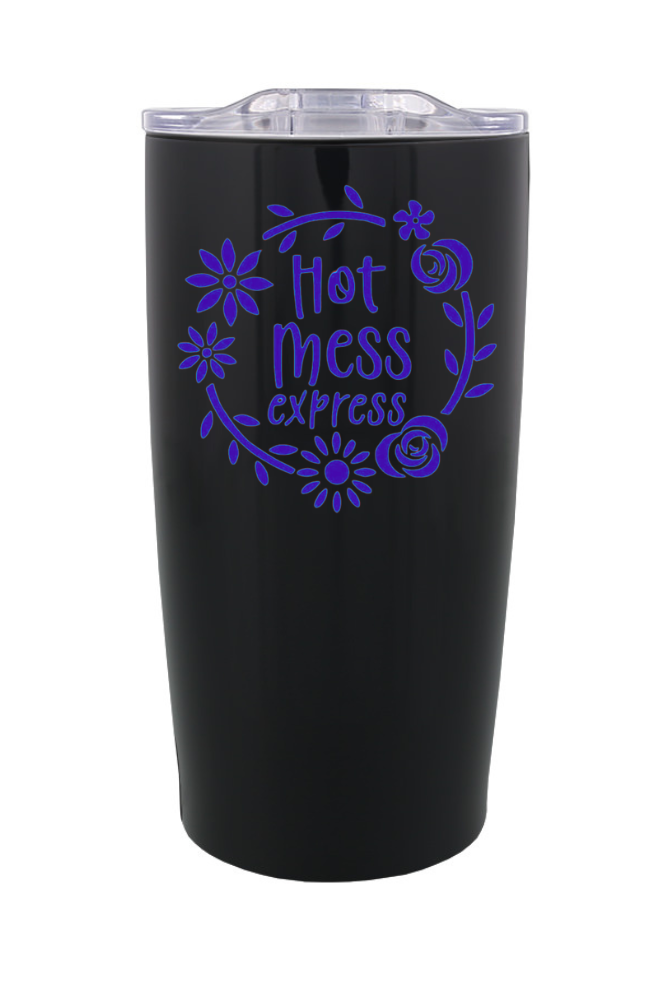 18.5oz Black Stainless Steel Tumbler