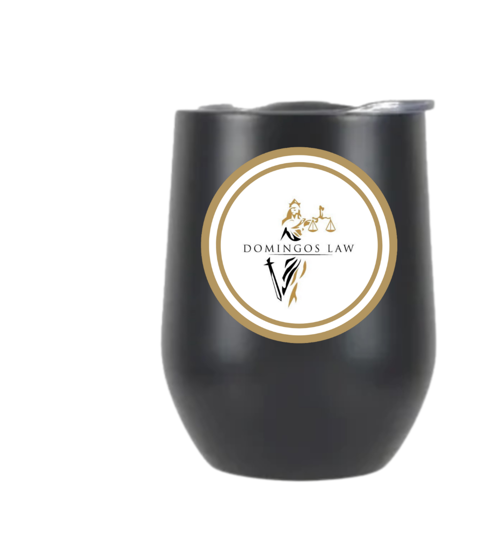 12oz Black Wine Tumbler