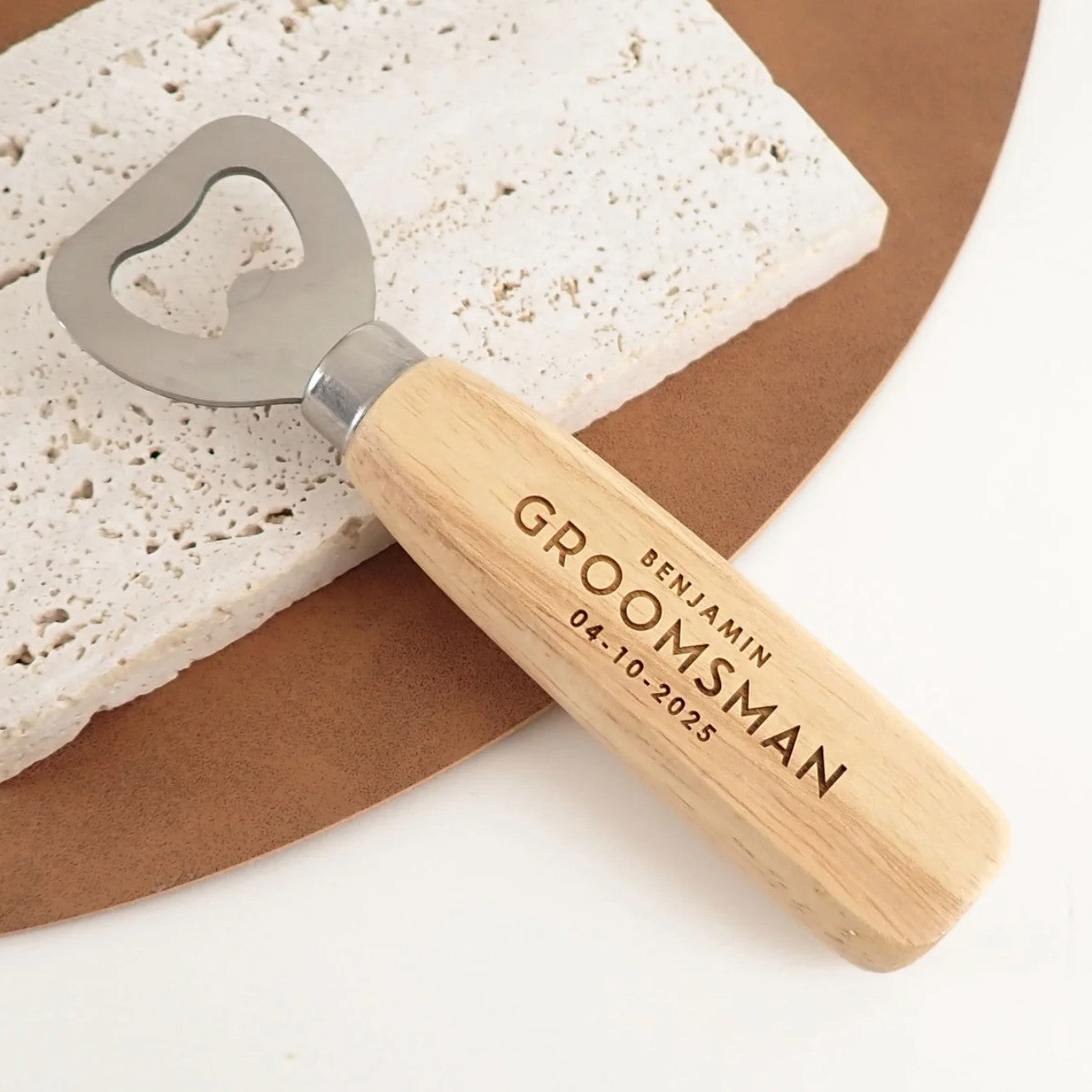 Wood Handle Bottle Opener